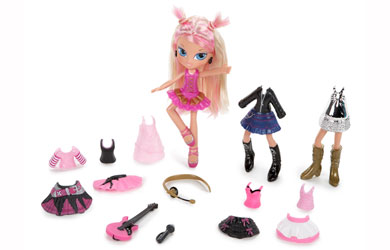 Kidz Snap On Concert Dolls - Cloe