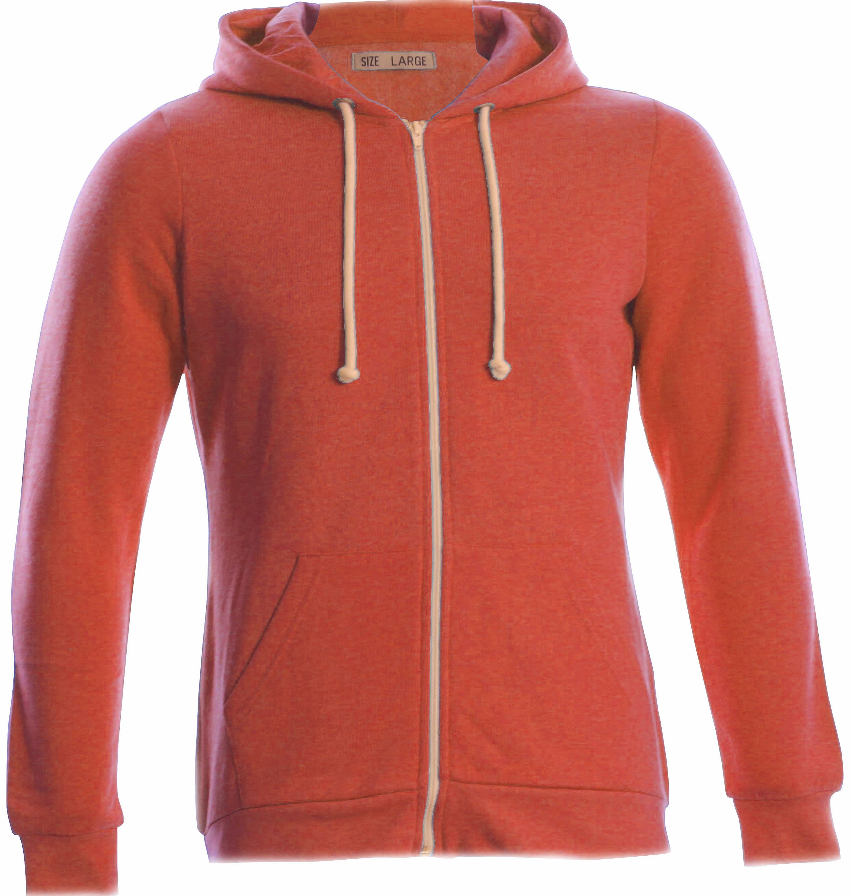 Zip Through Hooded Sweatshirt