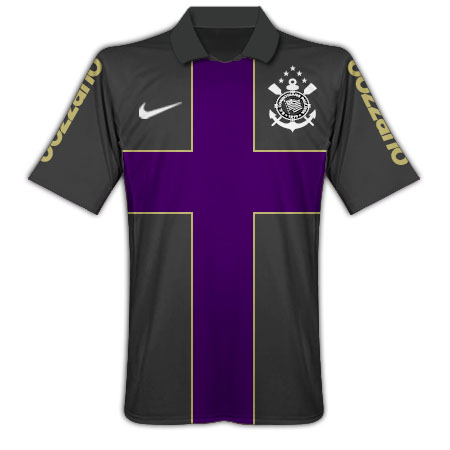 Nike 2010-11 Corinthians 3rd Nike Football Shirt