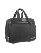 Pininfarina - Black Nylon and Leather Wheeled Pilot Case