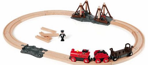 BRI-33030 Steam Train Railway Set