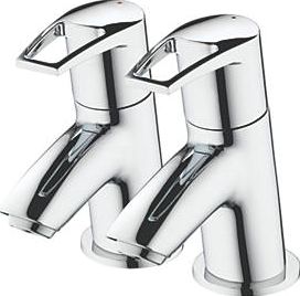 Bristan, 1228[^]78916 Smile Bath Pillar Bathroom Taps Pair 78916