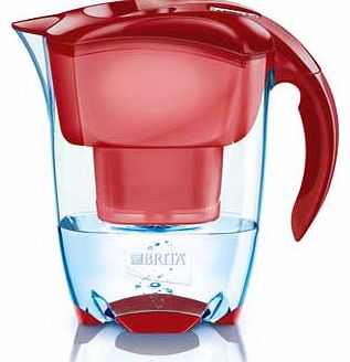 Elemaris Meter Cool Water Filter Jug - Red