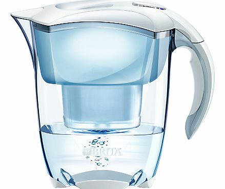 Elemaris Meter Water Filter Jug, Cool White