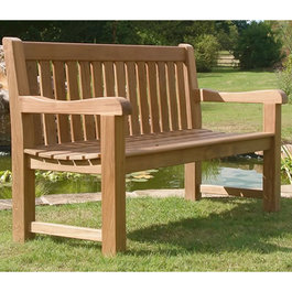 Britannia 1.5m Heavy Teak Bench from Kingdom Teak