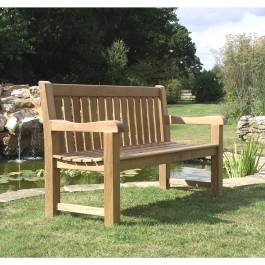 Britannia 1.5m Heavy Teak Bench