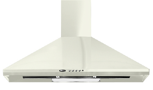 KB170-100-C 100cm Chimney Hood in Cream