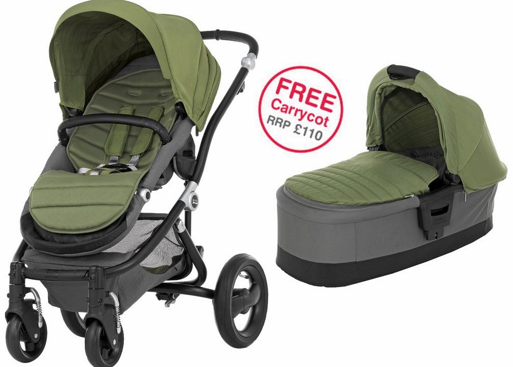 Affinity Black Stroller Cactus Green 2014