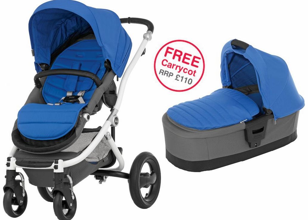 Affinity White Stroller Blue Sky 2014