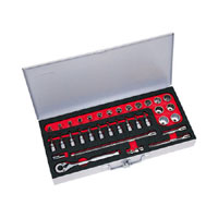 34 Piece 3/8 Square Drive Socket Set