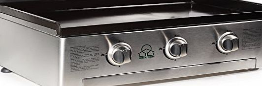 Brixton BQ-6395 Gas Baking Plate - Silver