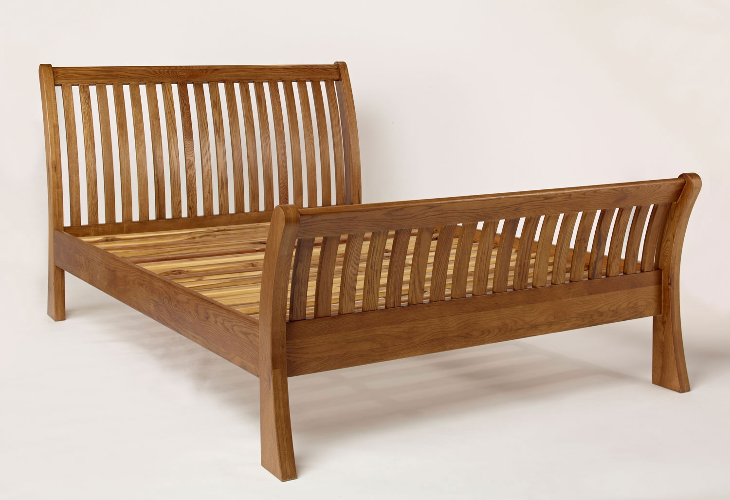 Rustic Oak Kingsize Bed