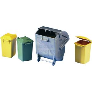 Refuse Bins 1 Large 3 Small