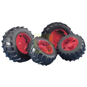 Top Pro Series Twin Tyres Orange Rims Series 03000