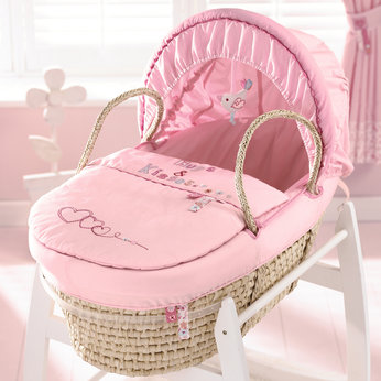 Hugs and Kisses Moses Basket