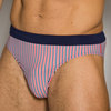 band leader stripes swim brief