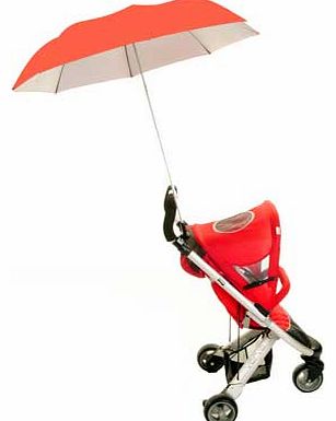 Buggy Brolly Height Adjustable Umbrella - Coral