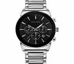 Bulova Ladies Dress Silver Chronograph Watch