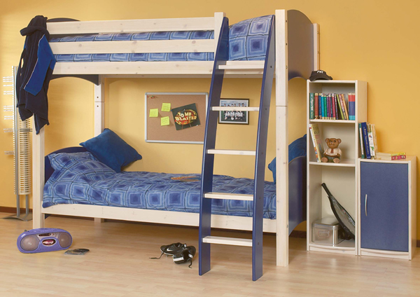 Blue bunkbed