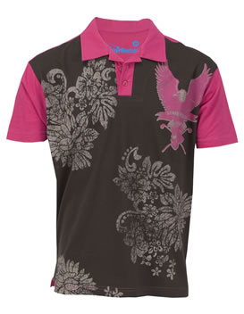 Polo Shirt Five O Eagle Chocolate