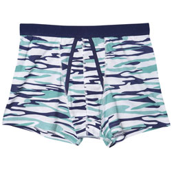 1 Pack Blue Camo Trunk Underwear