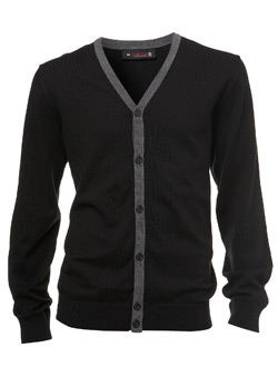 Black And Grey Cardigan