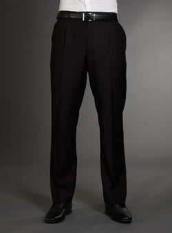 Black Regular Fit Trousers