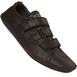 Brown Casual Triple Velcro