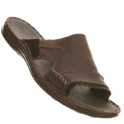 Brown Slider Sandals