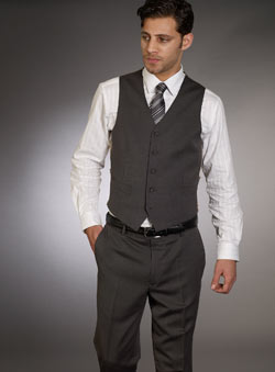 Charcoal Premium Wool Waistcoat