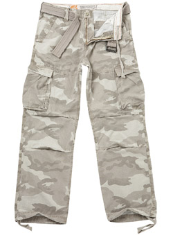 Natural Camo Combat Trousers