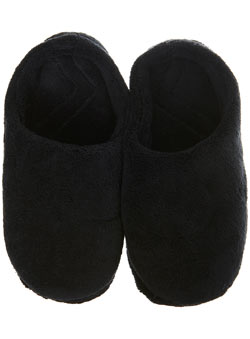 Navy Blue Mule Slippers