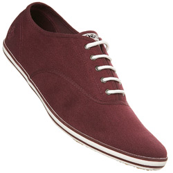 Plum Lace up Sports Shoe