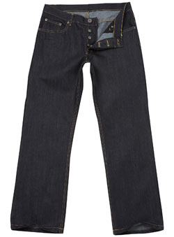 Raw Ringspun Straight Denim Jean