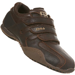 Triple Velcro Trainer Brown