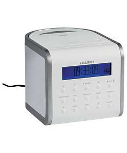 DABCR06CDWHT DAB CD Clock Radio