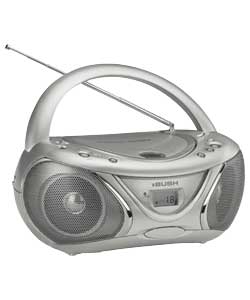 Portable CD/MP3 Radio Player - Silver