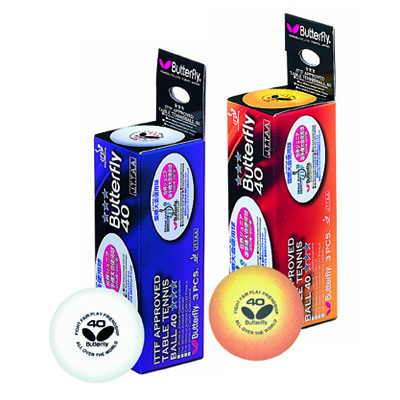 3 Star Table Tennis Balls (pack of 24 balls) (Orange)