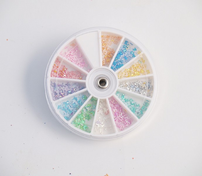 Butterfly Beads in a Wheel