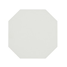 Unglazed White Octagonal