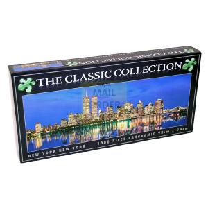 New York Twin Towers Panoramic Jigsaw Puzzle