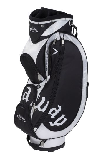 STRIKE CART TROLLEY GOLF BAG Black/White