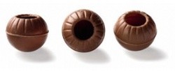 milk chocolate truffle shells - 1.36kg