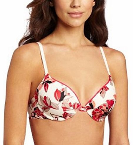 Naked Glamour T-Shirt Contour Bra F3360 Mosaic Petals Print (UK 34B EU 75B FR 90B)