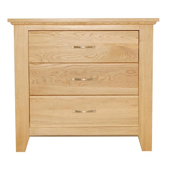 Oak 3 Drawer Chest