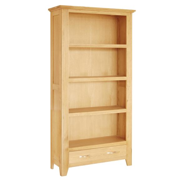 cambridge Oak Wide Bookcase