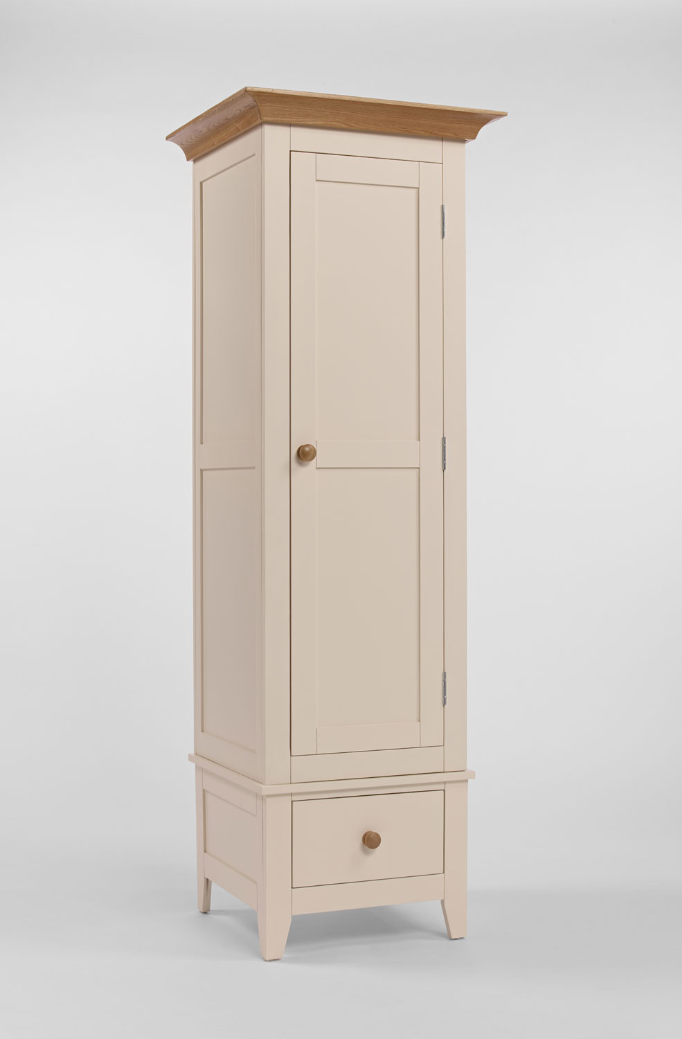 Painted Pine & Ash Single Wardrobe