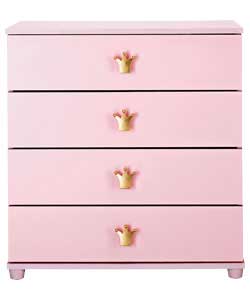 4 Drawer Chest - Pink