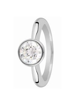 Platinum 1.00ct Bezel set Diamond