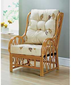 Cancun Chair - Natural Leaf Cushions